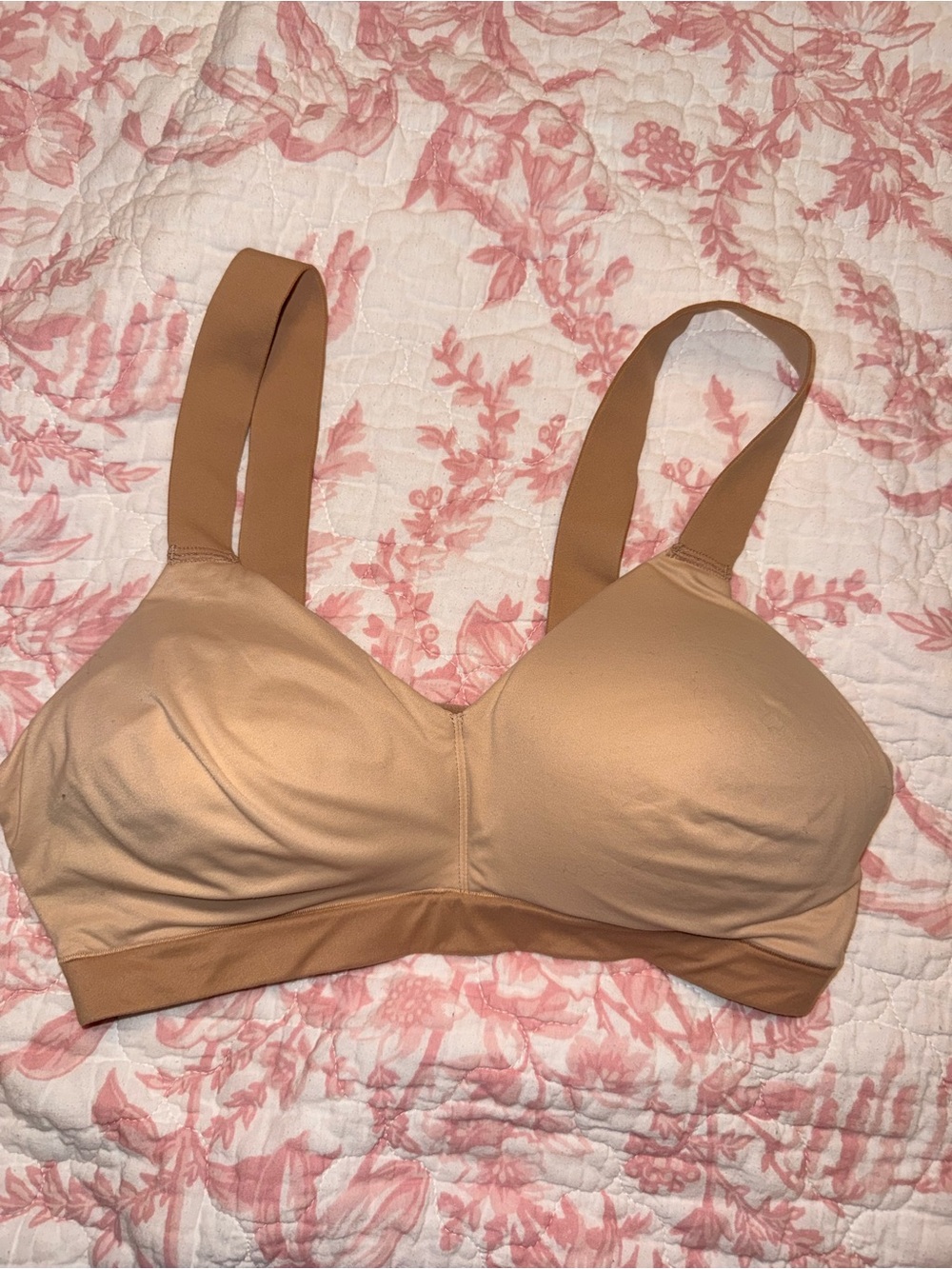 SPANX Tan Wireless Comfort Bra in Nude Tone